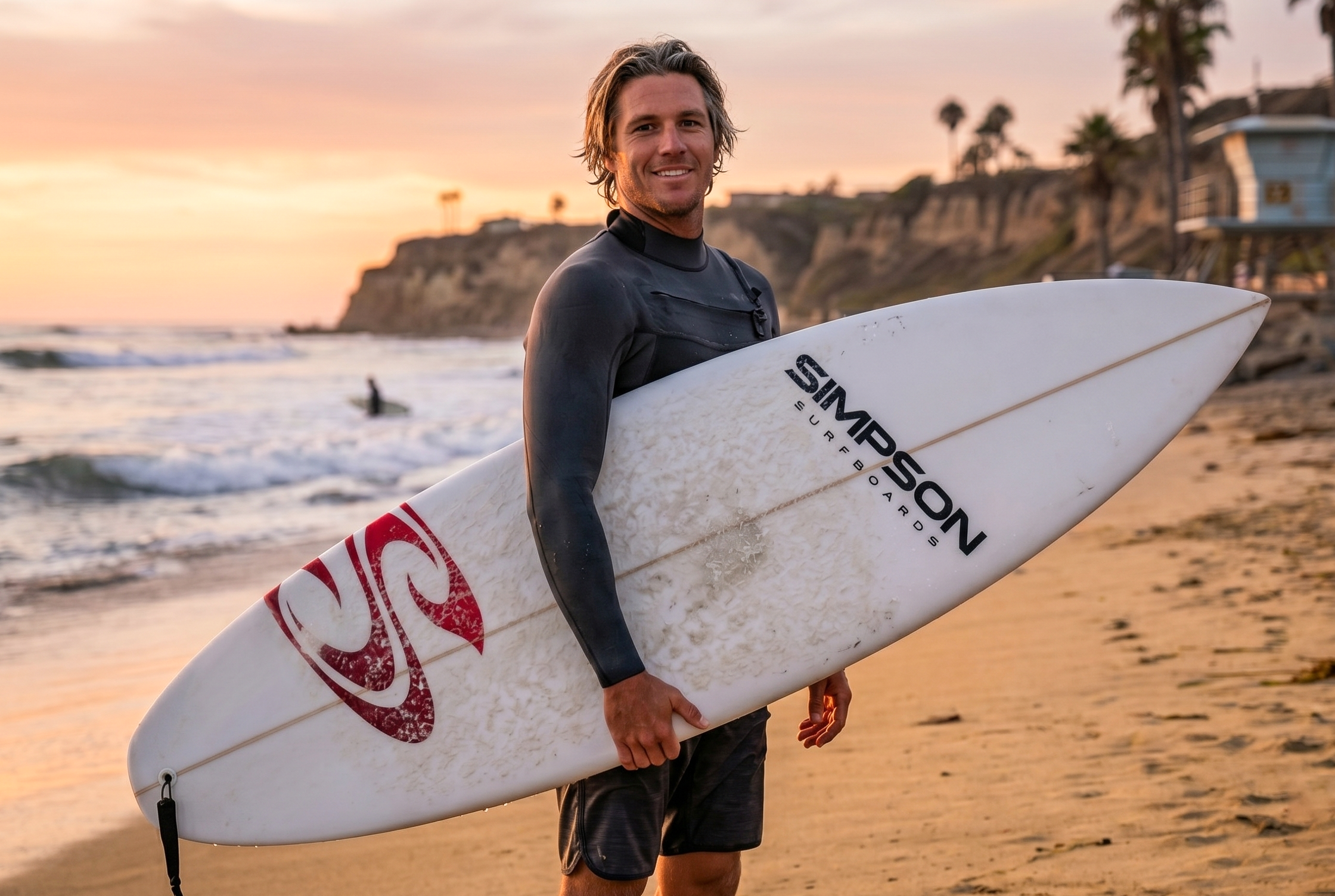 Simpson Surfboards apparel and board graphics